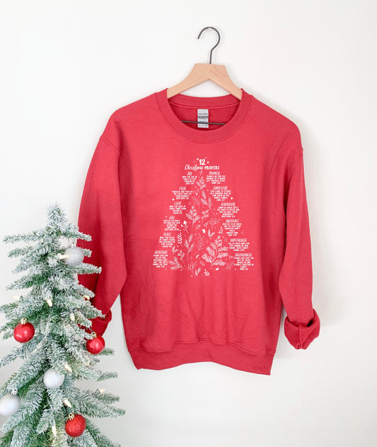 12 Christmas Prayers Sweatshirt