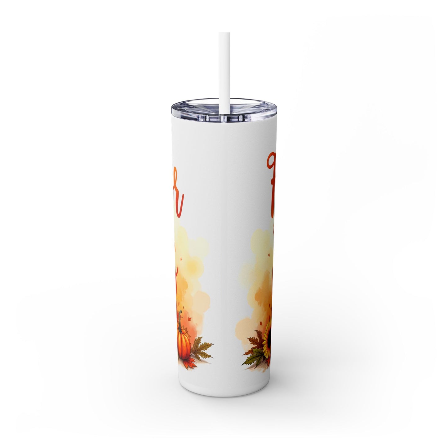 Skinny Tumbler with Straw, 20oz